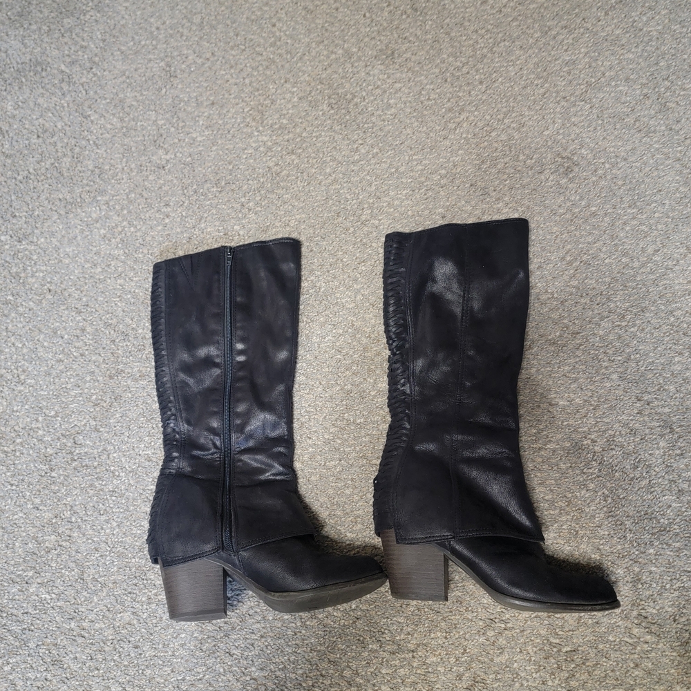 Fergalicious Black Heeled Boots - Picture 3 of 11